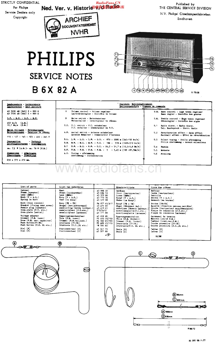 Philips_B6X82A 维修电路原理图.pdf_第1页