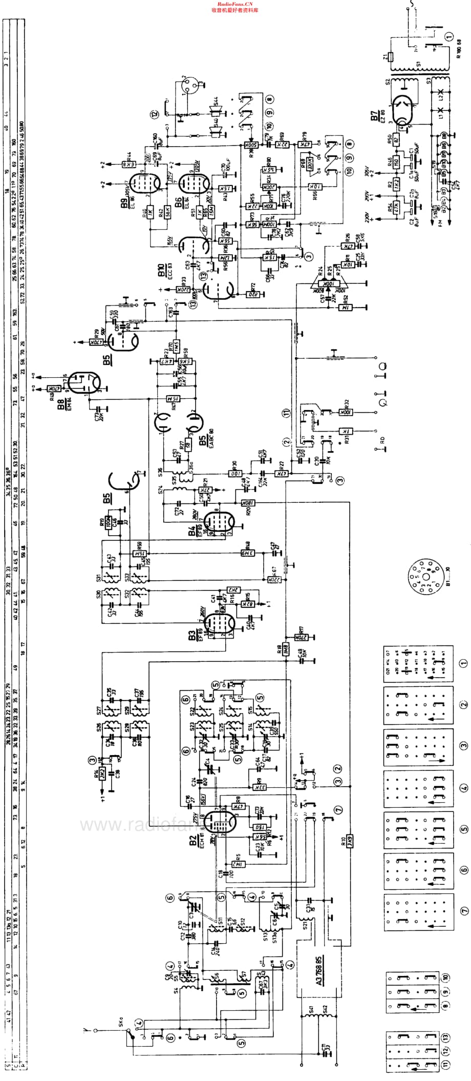 Philips_B6X82A 维修电路原理图.pdf_第3页