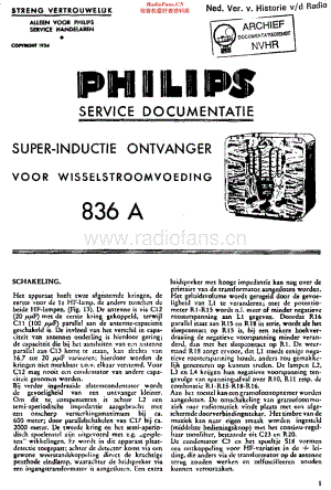 Philips_836A 维修电路原理图.pdf