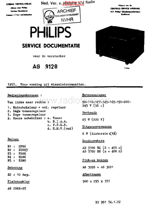 Philips_AG9128 维修电路原理图.pdf