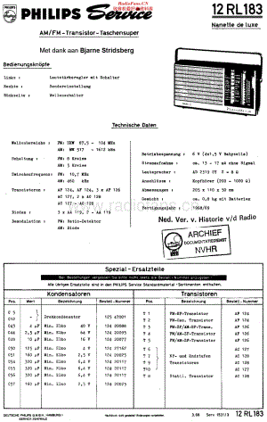 Philips_12RL183 维修电路原理图.pdf