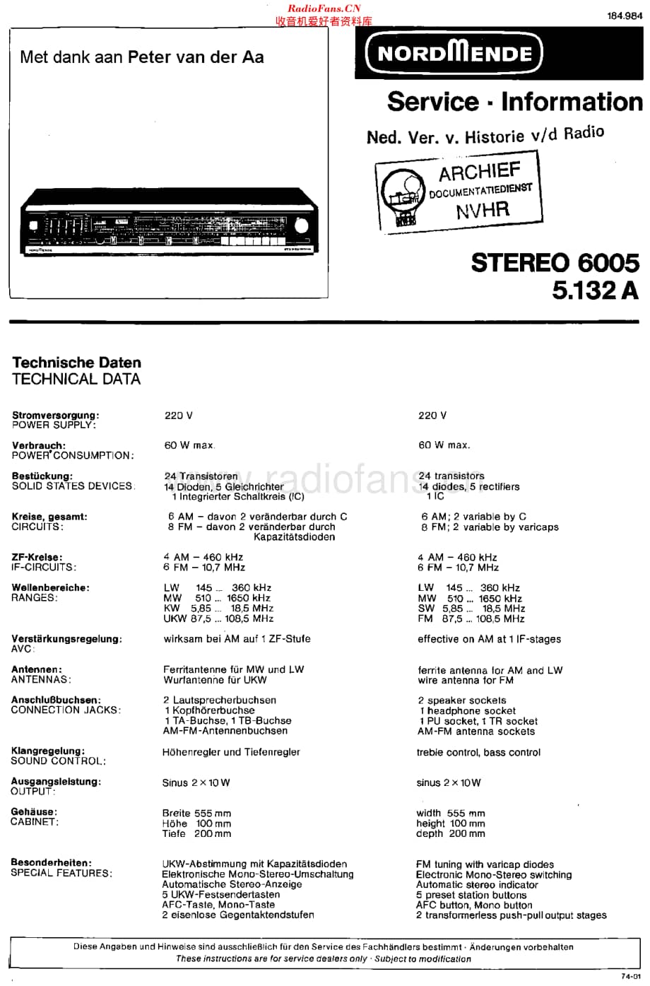Nordmende_6005维修电路原理图.pdf_第1页