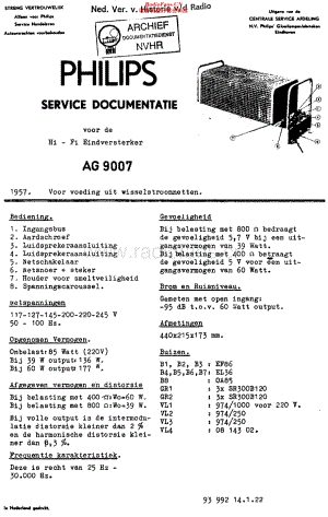 Philips_AG9007 维修电路原理图.pdf