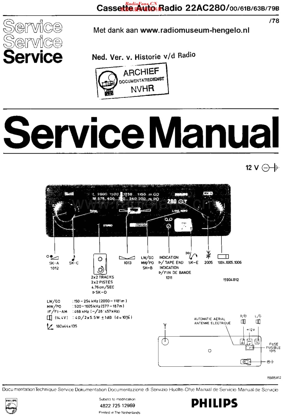 Philips_22AC280 维修电路原理图.pdf_第1页