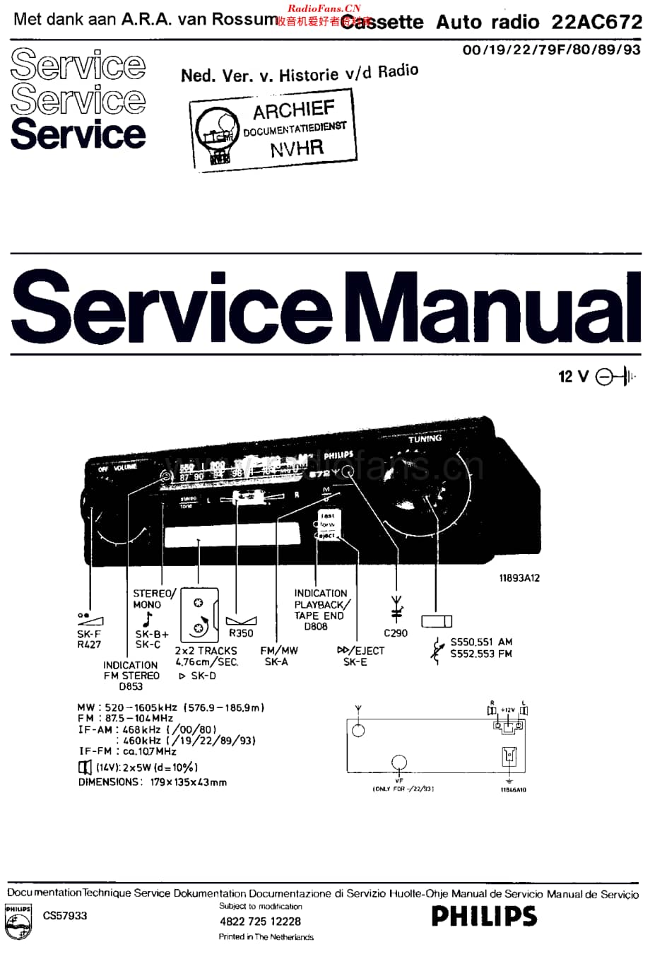Philips_22AC672 维修电路原理图.pdf_第1页