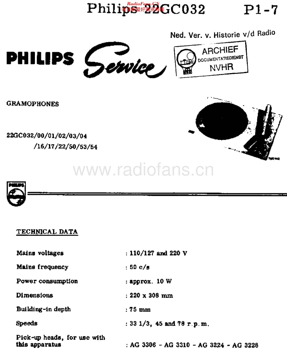 Philips_22GC032 维修电路原理图.pdf_第1页