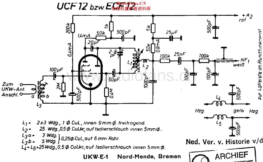 Nordmende_UKWE1维修电路原理图.pdf_第1页