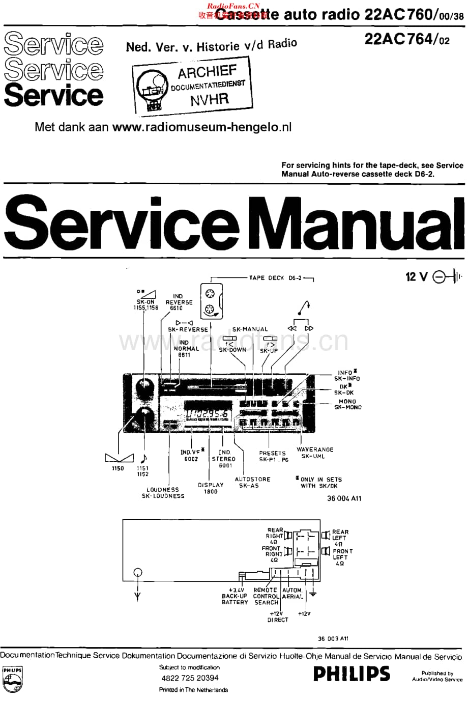 Philips_22AC760 维修电路原理图.pdf_第1页