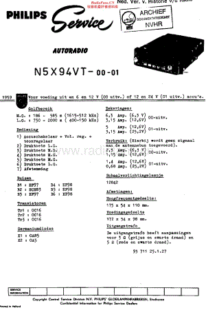 Philips_N5X94VT维修电路原理图.pdf