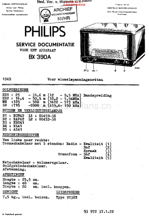 Philips_BX390A维修电路原理图.pdf