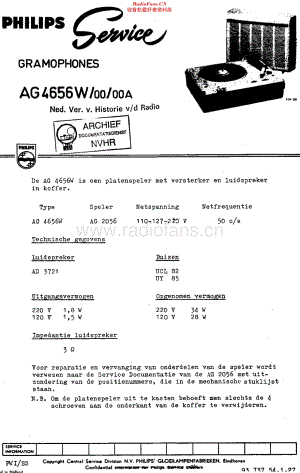 Philips_AG4656 维修电路原理图.pdf