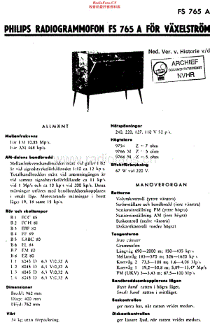 Philips_FS765A维修电路原理图.pdf