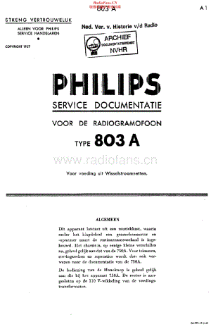 Philips_803A 维修电路原理图.pdf