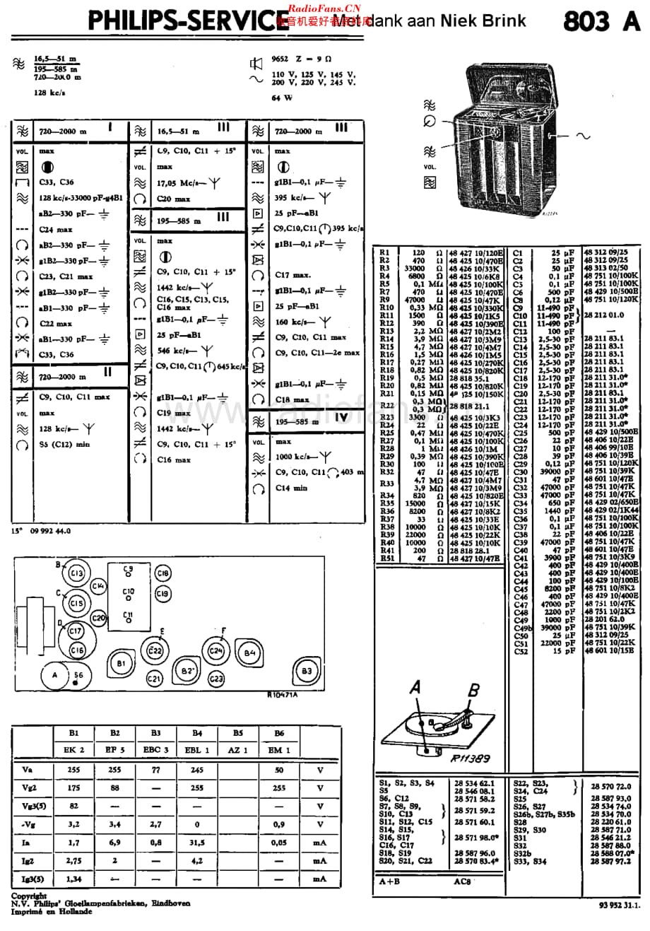 Philips_803A 维修电路原理图.pdf_第2页