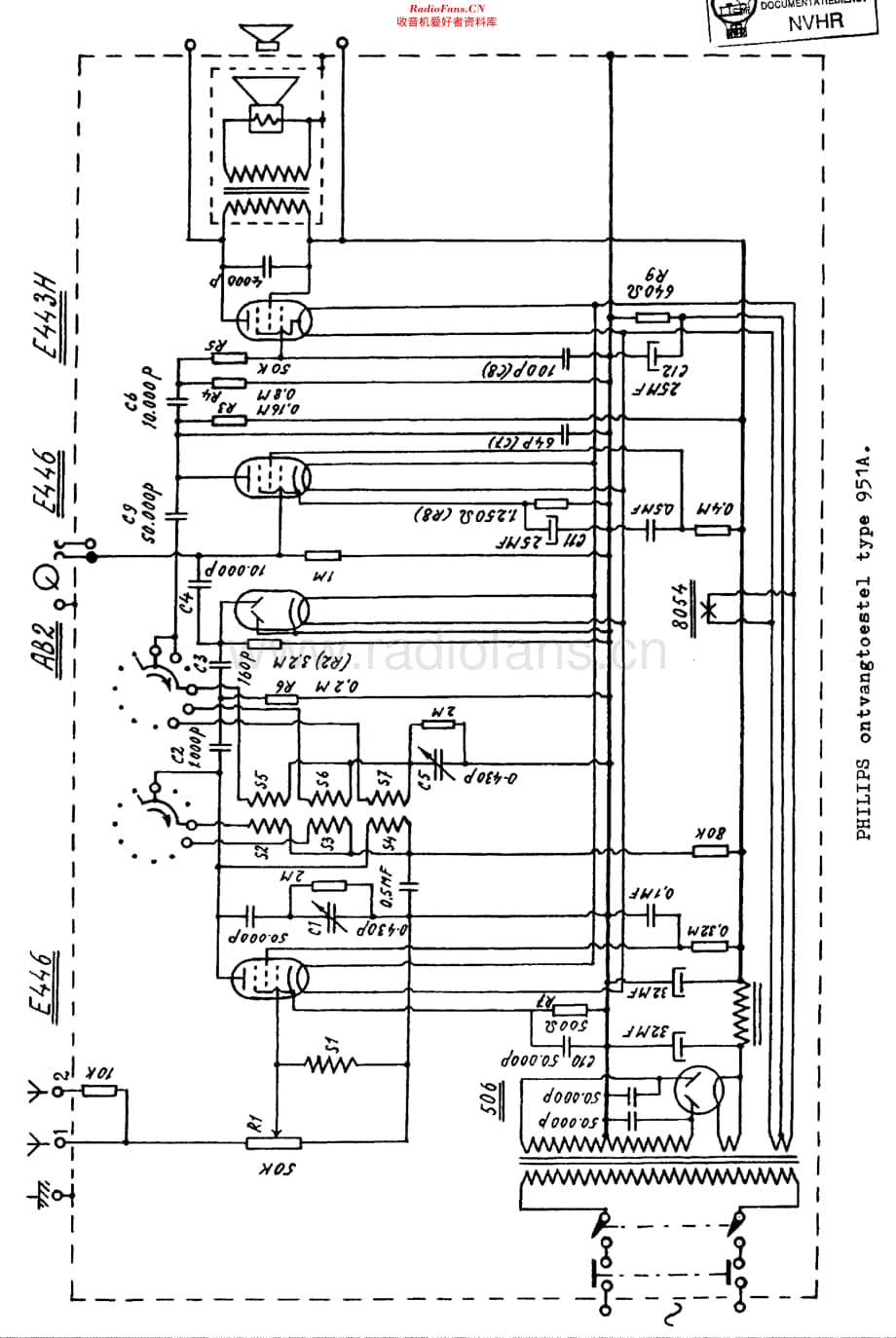Philips_951A 维修电路原理图.pdf_第1页