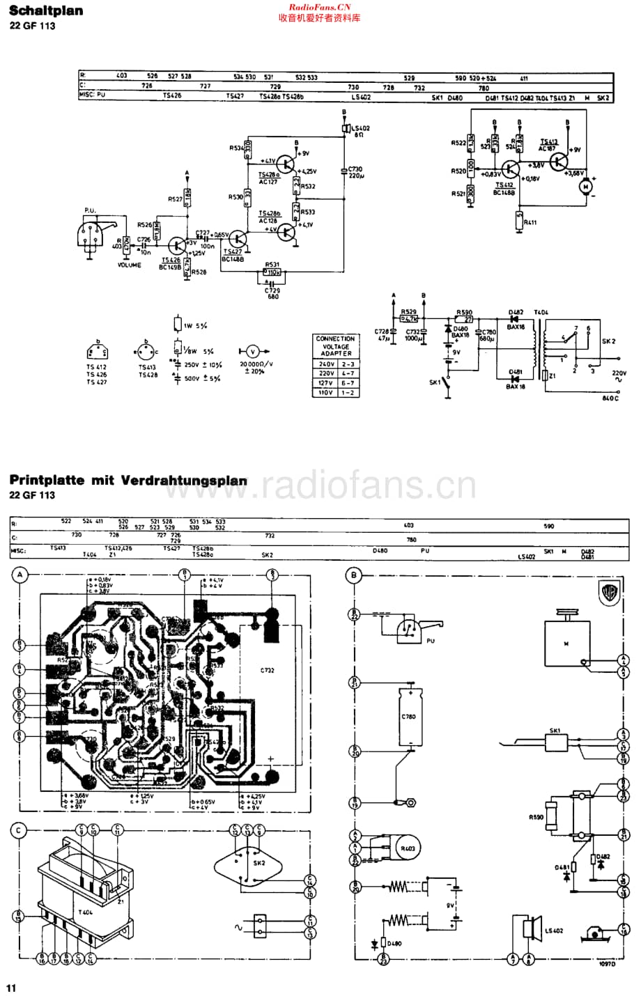 Philips_22GF113 维修电路原理图.pdf_第1页