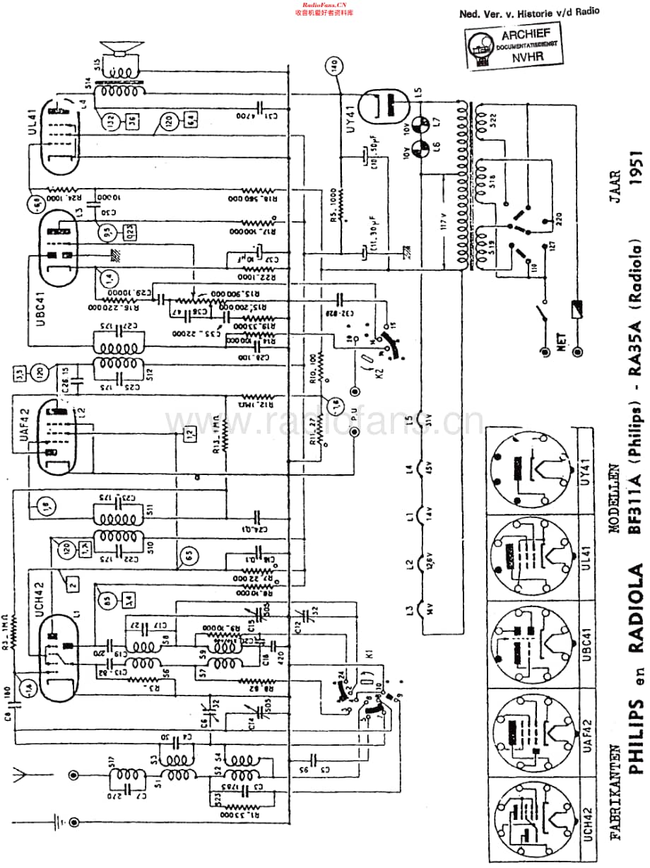 Philips_BF311A 维修电路原理图.pdf_第1页