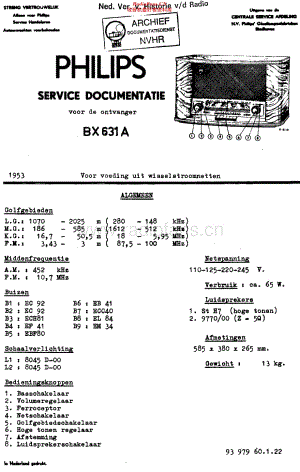 Philips_BX631A维修电路原理图.pdf