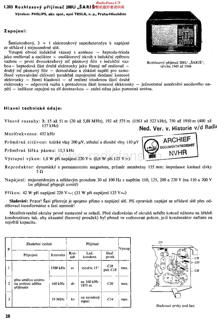 Philips_208USaris 维修电路原理图.pdf_第1页
