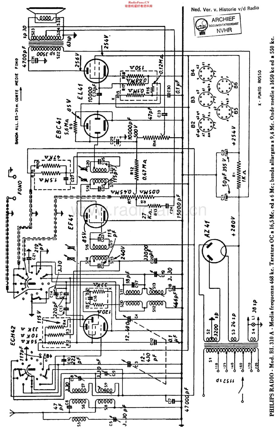 Philips_BI310A 维修电路原理图.pdf_第1页