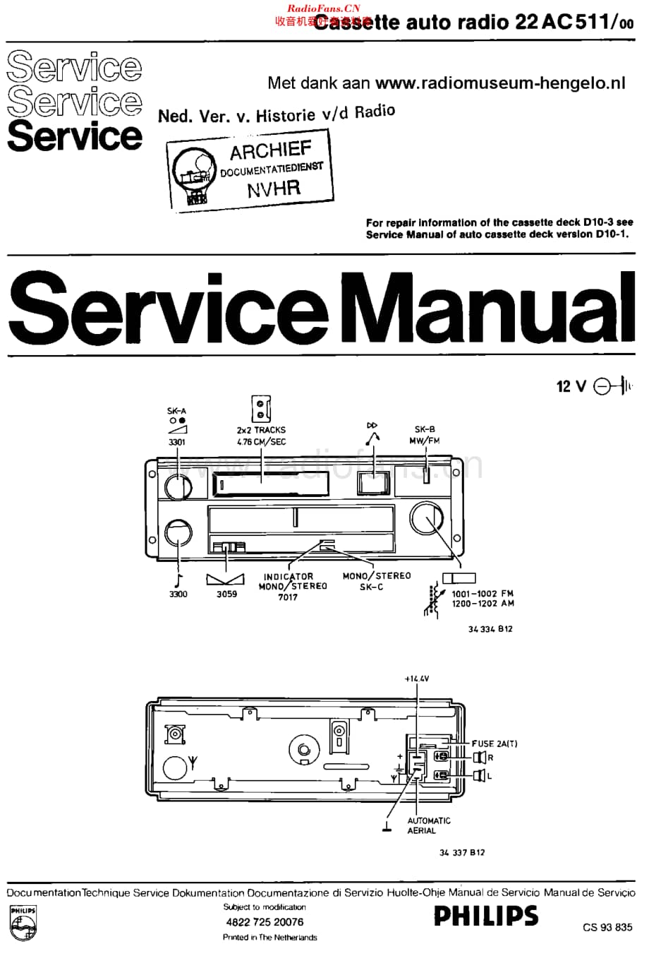 Philips_22AC511 维修电路原理图.pdf_第1页