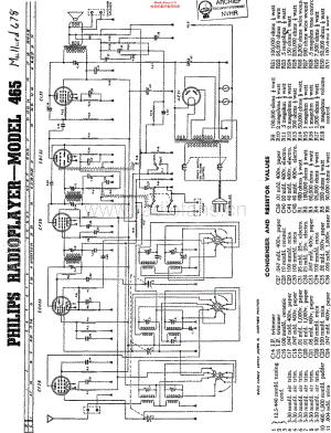 Philips_465 维修电路原理图.pdf