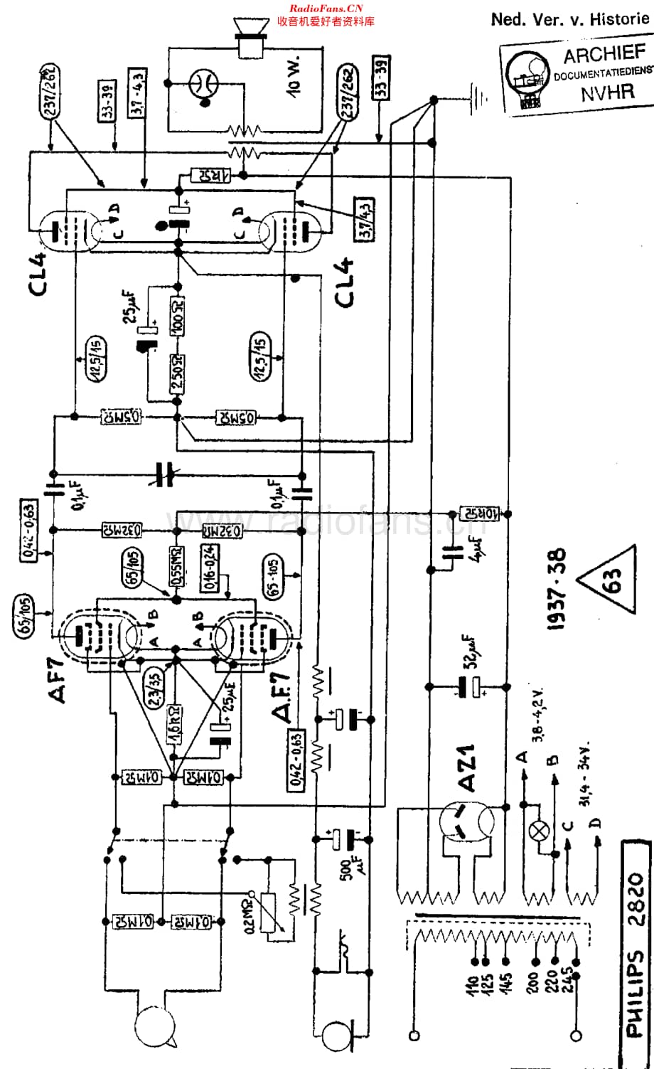 Philips_2820 维修电路原理图.pdf_第1页