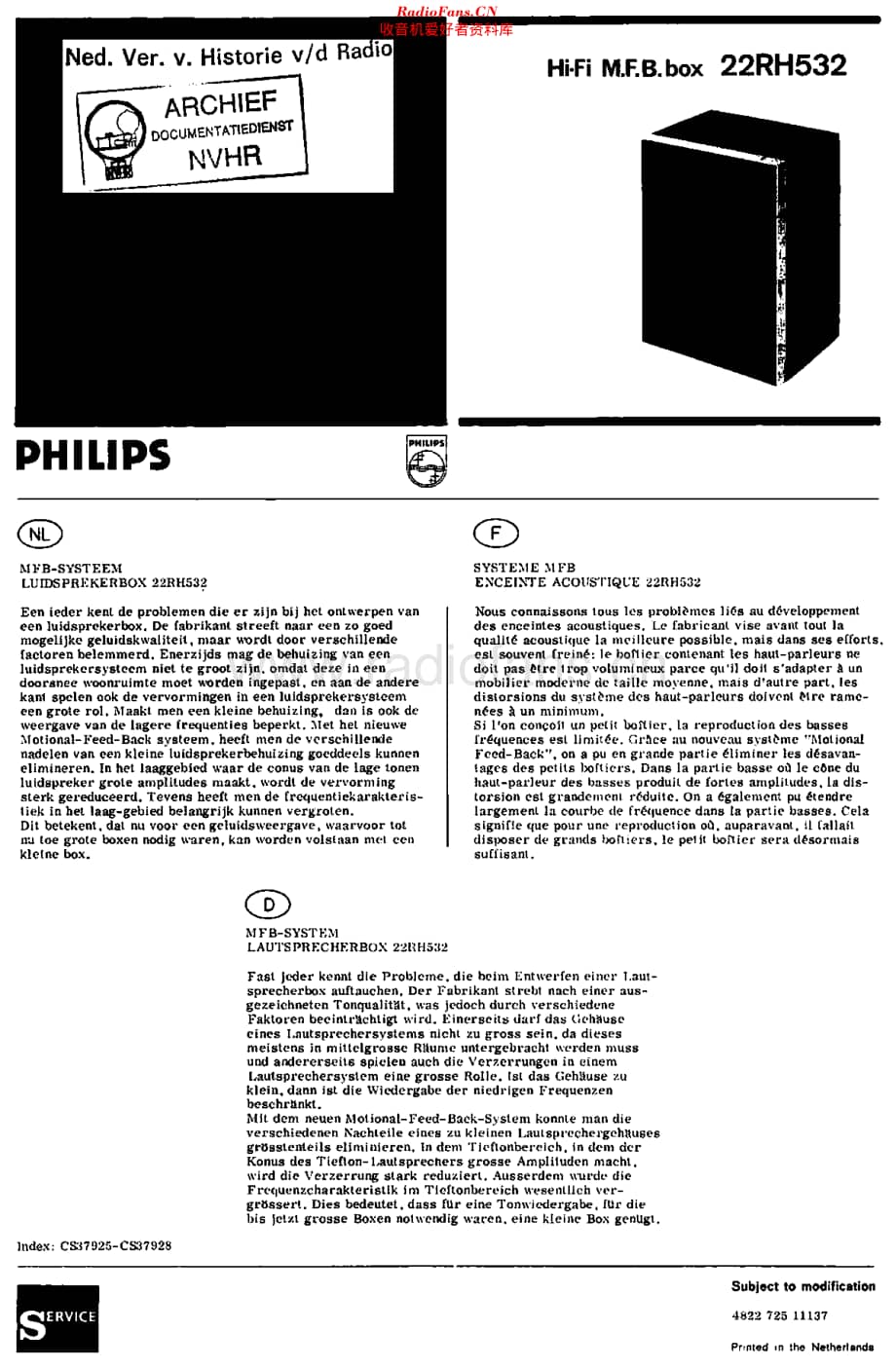 Philips_22RH532 维修电路原理图.pdf_第1页
