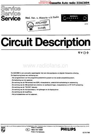 Philips_22AC994 维修电路原理图.pdf