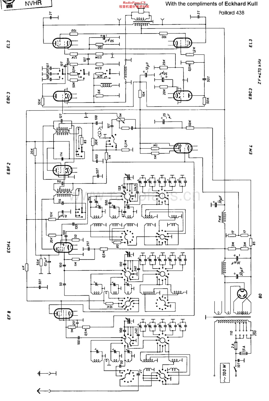 Paillard_438 维修电路原理图.pdf_第1页