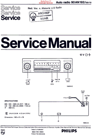 Philips_90AN192 维修电路原理图.pdf