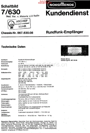 Nordmende_7-630维修电路原理图.pdf