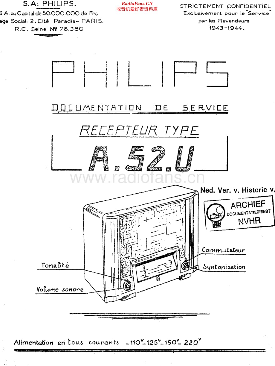 Philips_A52U 维修电路原理图.pdf_第1页