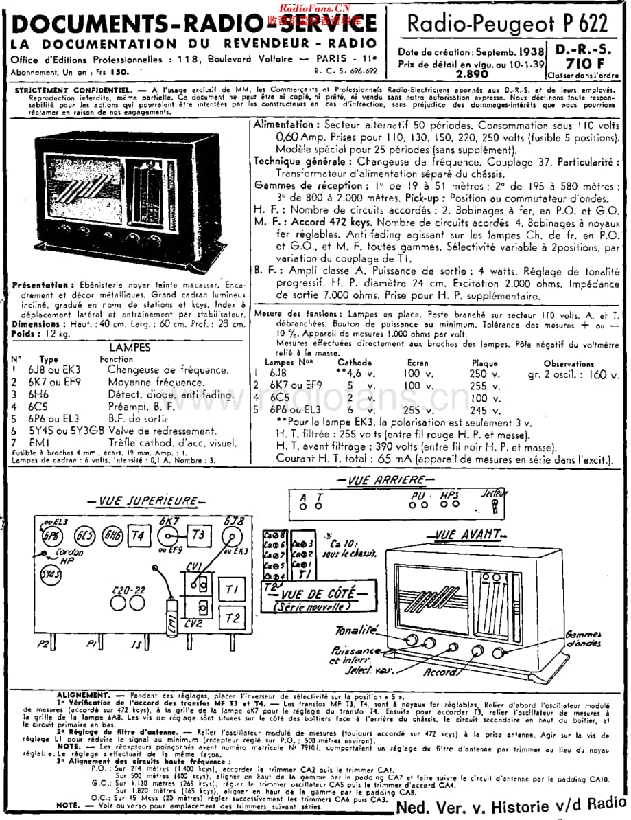 Peugeot_P622 维修电路原理图.pdf_第1页