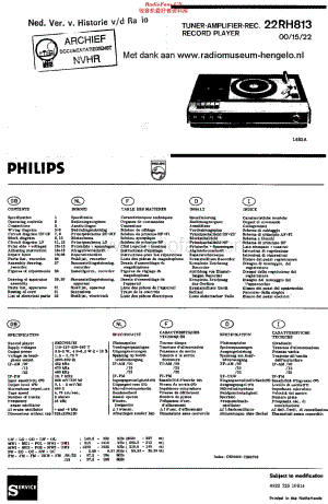Philips_22RH813 维修电路原理图.pdf