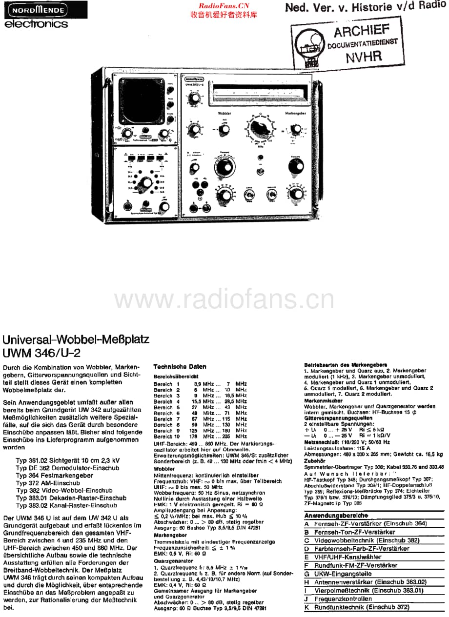 Nordmende_UWM346维修电路原理图.pdf_第1页