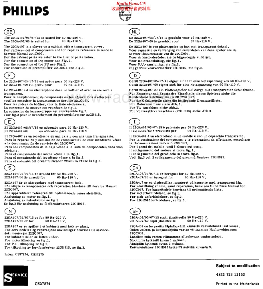 Philips_22GA407 维修电路原理图.pdf_第2页