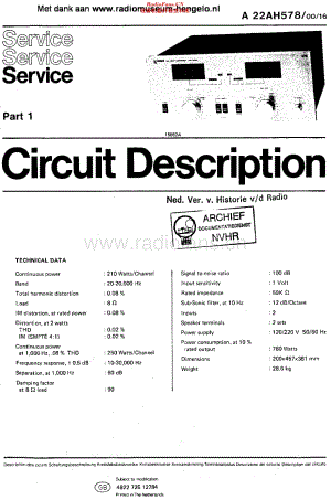 Philips_22AH578 维修电路原理图.pdf