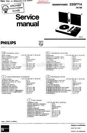 Philips_22GF714 维修电路原理图.pdf