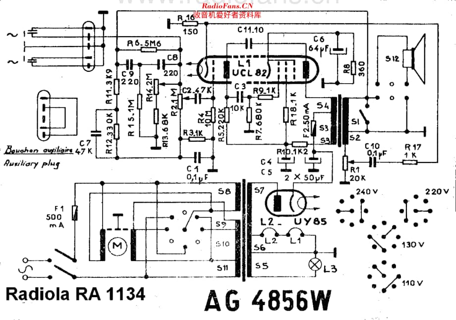 Philips_AG4856W 维修电路原理图.pdf_第2页