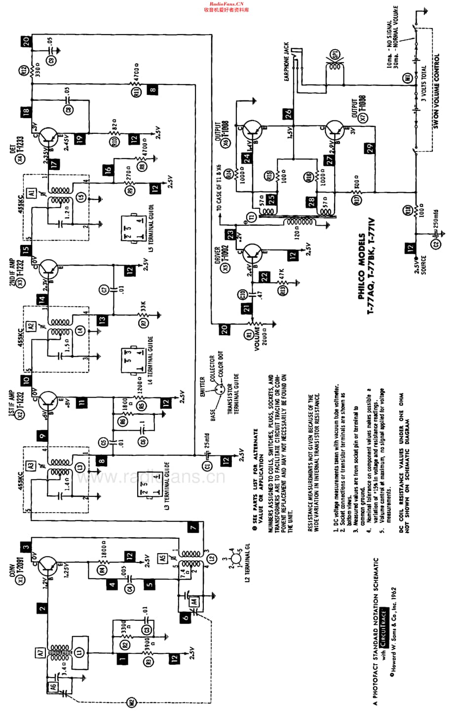 Philco_T77 维修电路原理图.pdf_第2页
