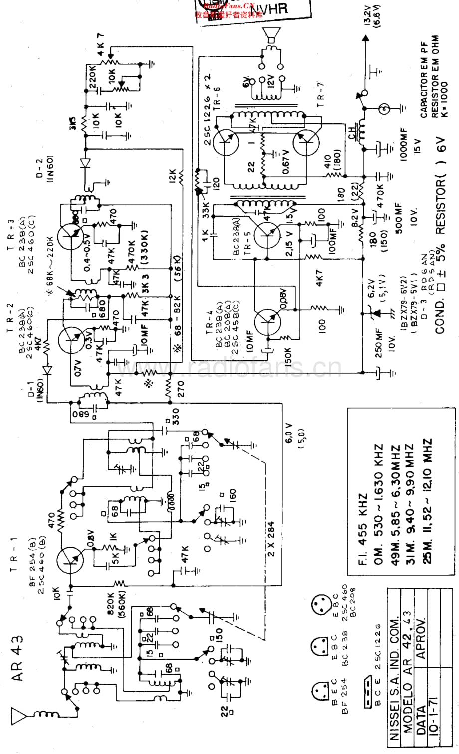 Nissei_AR43维修电路原理图.pdf_第1页