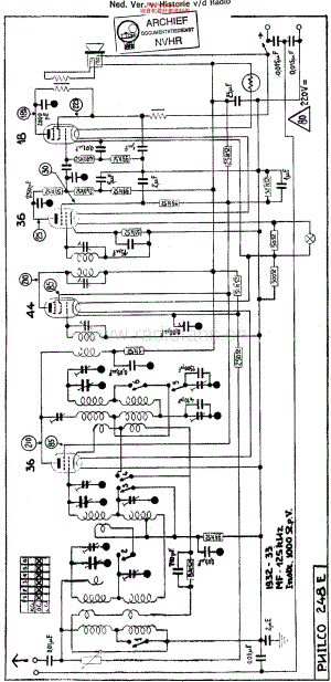 Philco_238E 维修电路原理图.pdf
