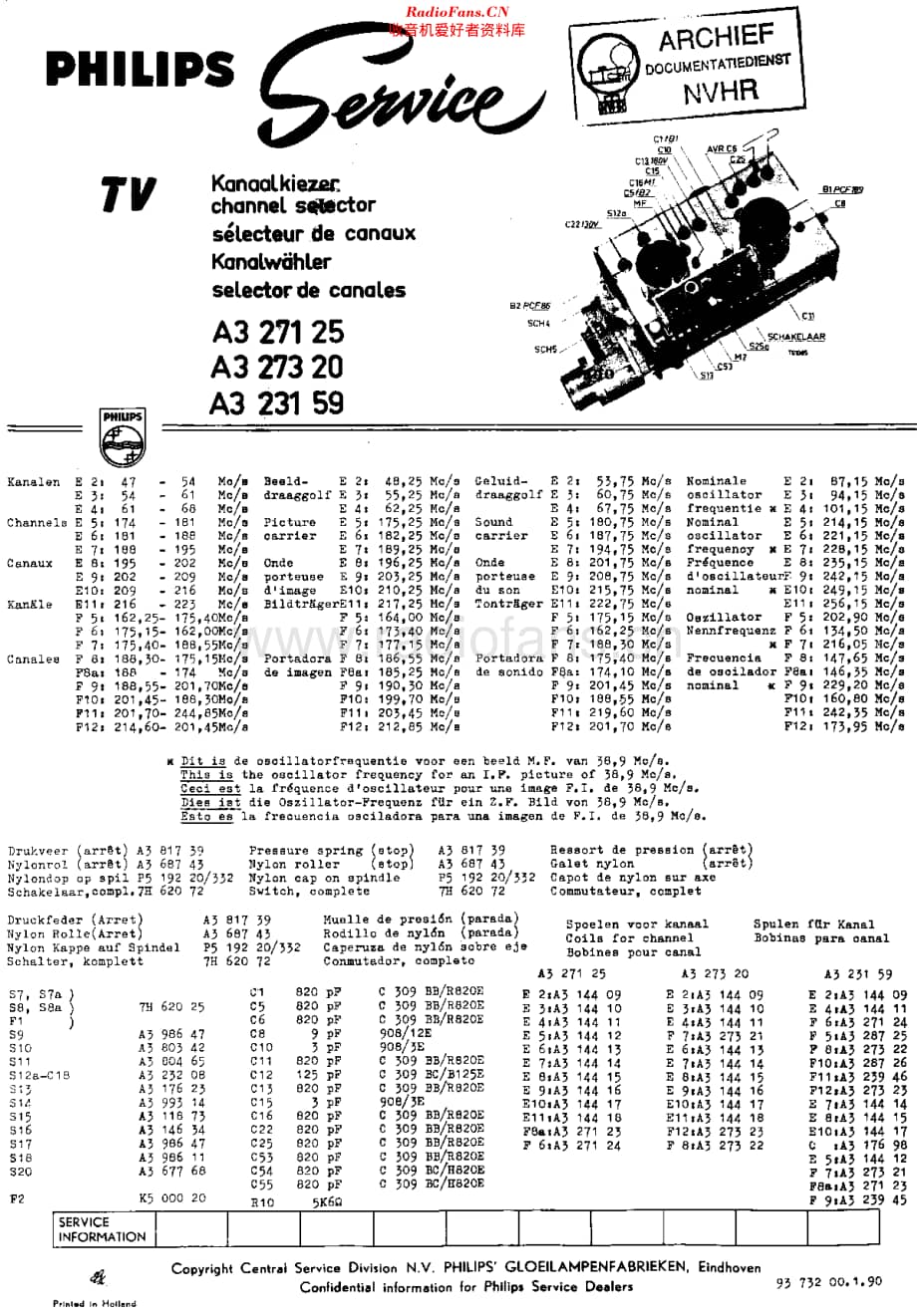 Philips_A327125 维修电路原理图.pdf_第1页