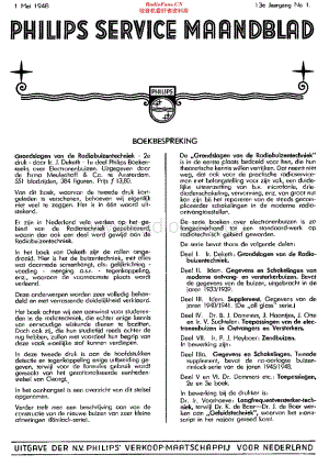 Philips_Maandblad1948维修电路原理图.pdf