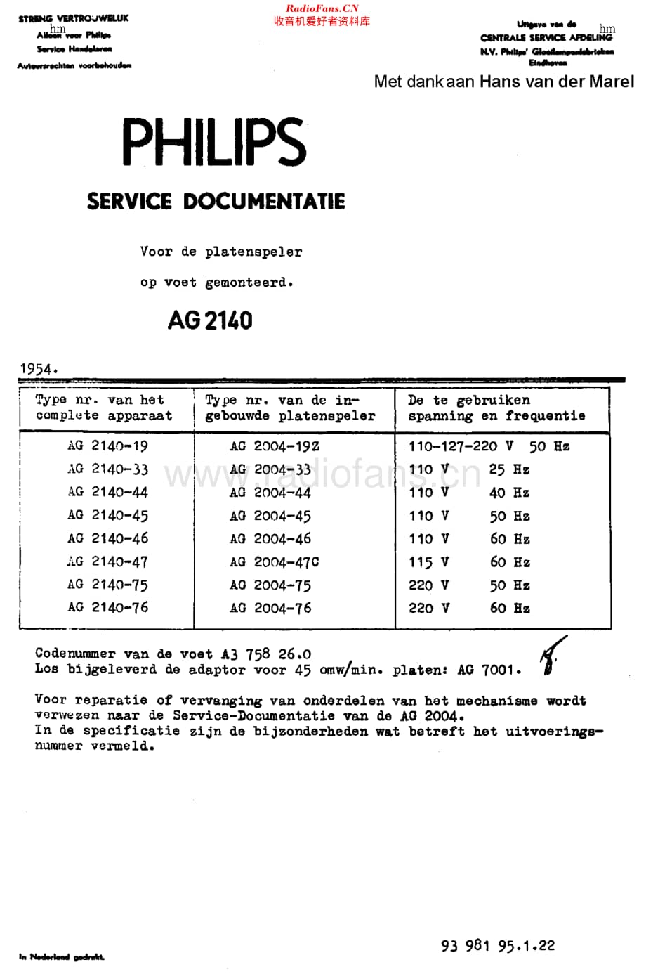 Philips_AG2140 维修电路原理图.pdf_第1页