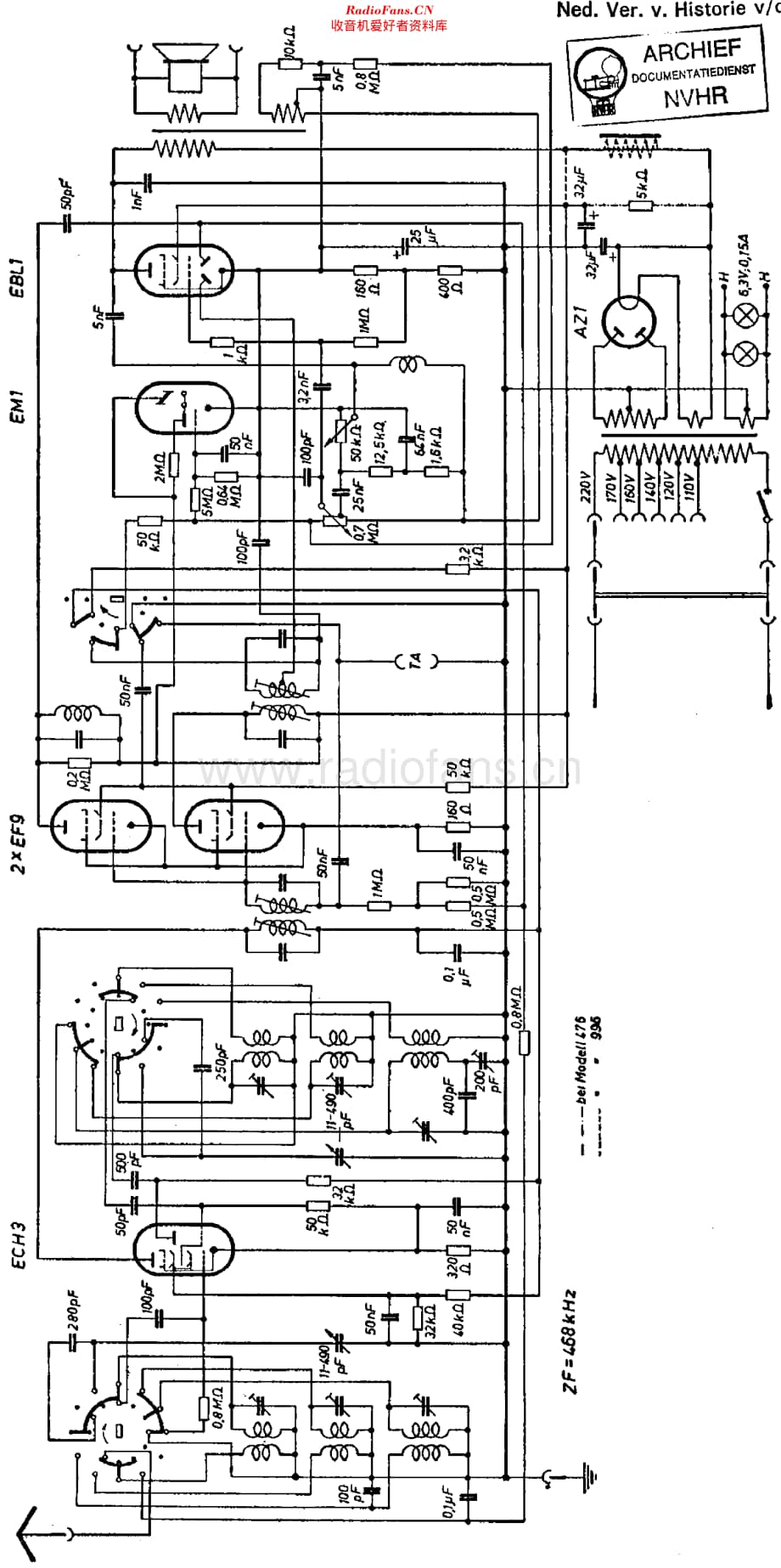 Philips_476A 维修电路原理图.pdf_第1页