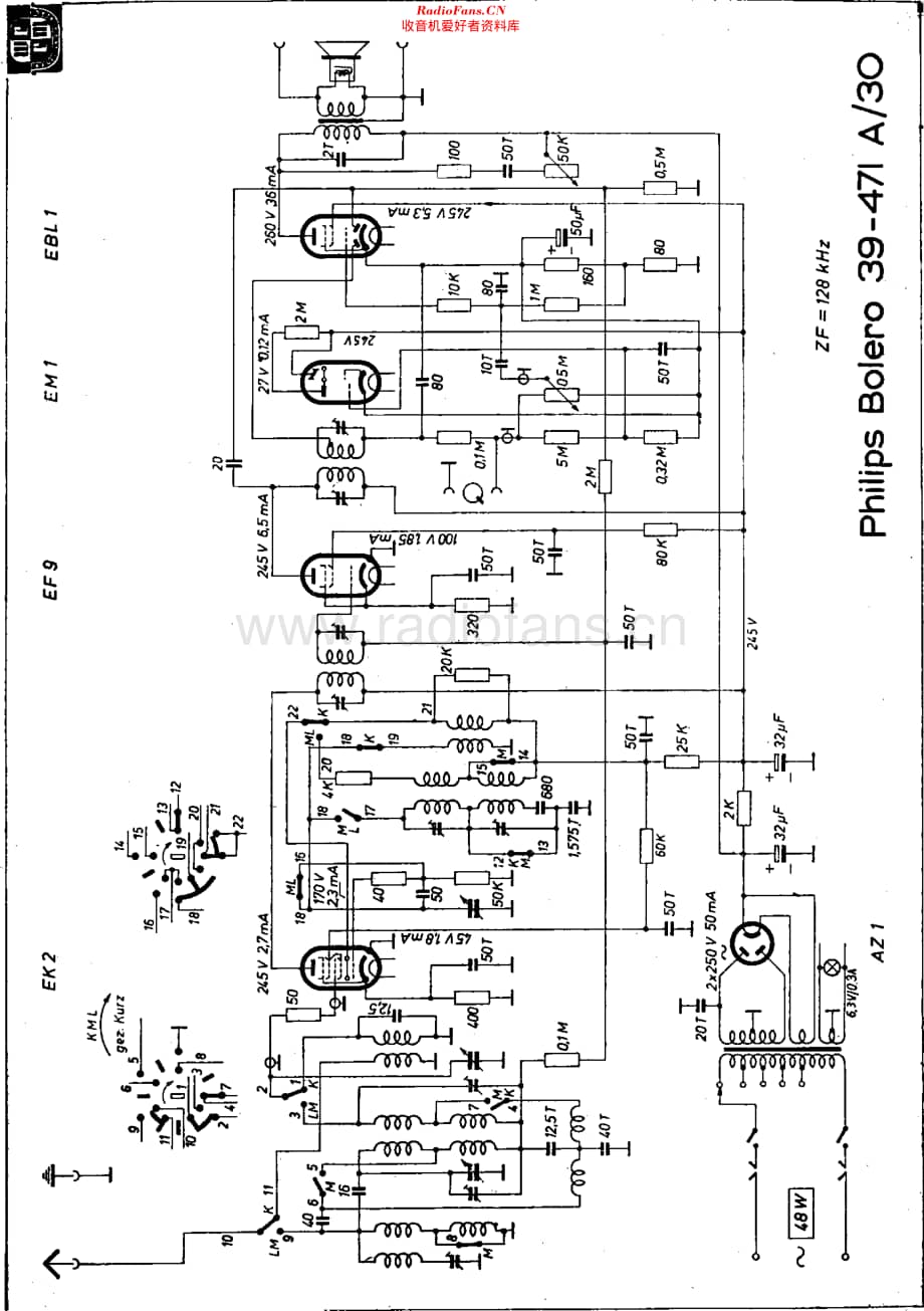 Philips_461A-30 维修电路原理图.pdf_第2页