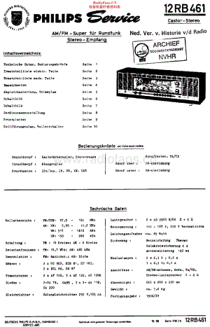 Philips_12RB461 维修电路原理图.pdf