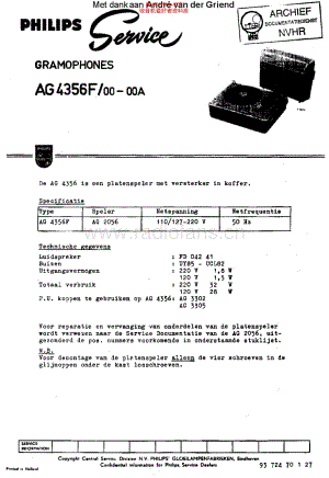 Philips_AG4356 维修电路原理图.pdf